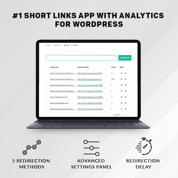 Shortener - Short Links Application with Analytics - 1